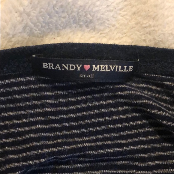 Brandy Melville Striped T Shirt - Picture 4 of 4